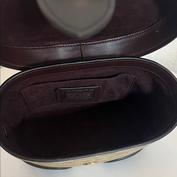 Coach Tan and Black Mini Box Bag - Picture 4 of 4